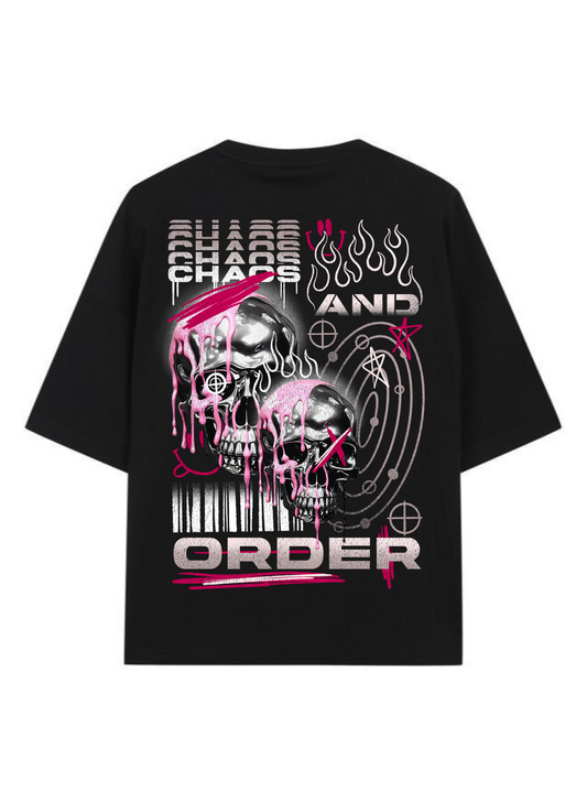 CHAOS AND ORDER - Premium Oversized T-Shirt