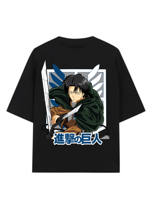 Levi Ackerman- Attack on Titan - Premium Oversized T-Shirt