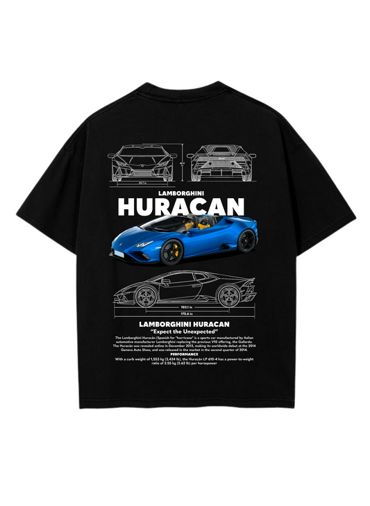 LAMBORGHINI HURACAN - Premium Oversized T-Shirt