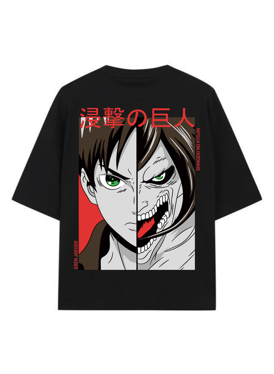 Eren Jaeger- Attack on Titan - Premium Oversized T-Shirt