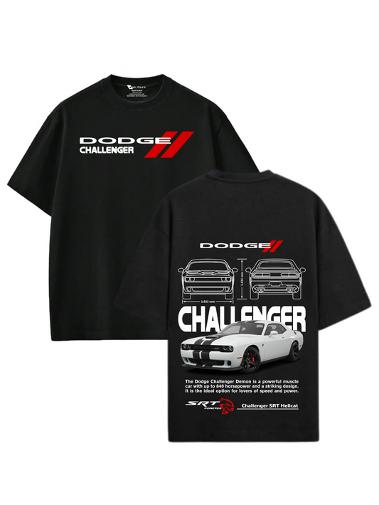 DODGE CHALLENGER - Premium Oversized T-Shirt