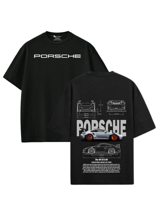 PORSCHE 911 GT3 RS - Premium Oversized T-Shirt
