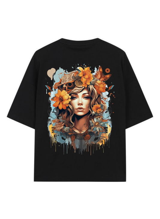 DRIPPING BLOOM - Premium Oversized T-Shirt