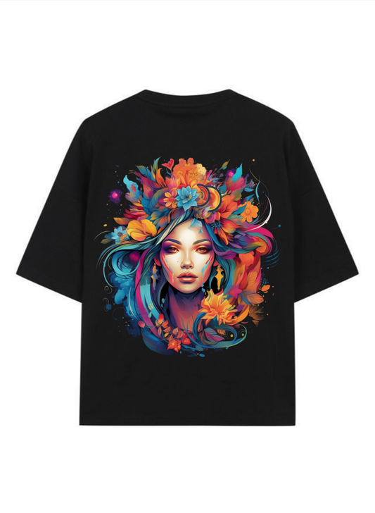 CHROMATIC CHAOS - Premium Oversized T-Shirt
