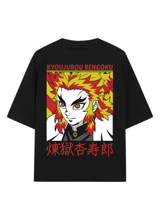 Kyojuro Rengoku- Demon Slayer - Premium Oversized T-Shirt
