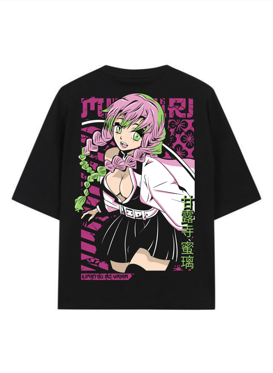 Mitsuri Kanroji- Demon Slayer - Premium Oversized T-Shirt