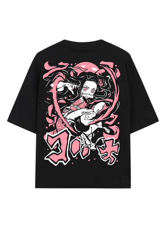 Nezuko Kamado- Demon Slayer - Premium Oversized T-Shirt