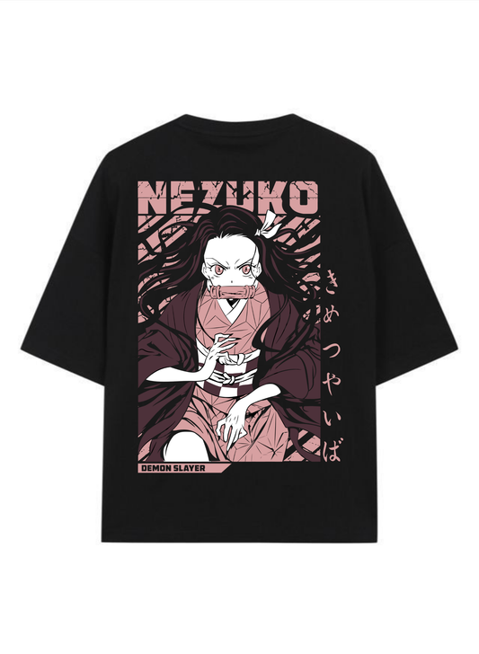 Nezuko Kamado- Demon Slayer - Premium Oversized T-Shirt