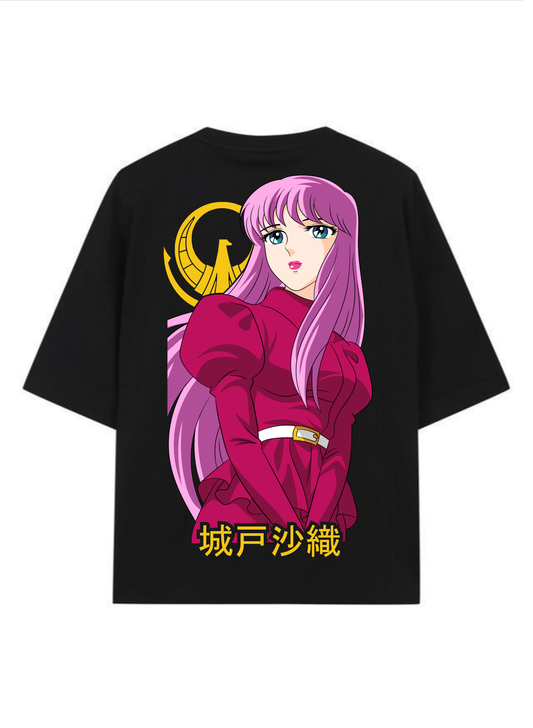 Saori Kido- Saint seiya - Premium Oversized T-Shirt