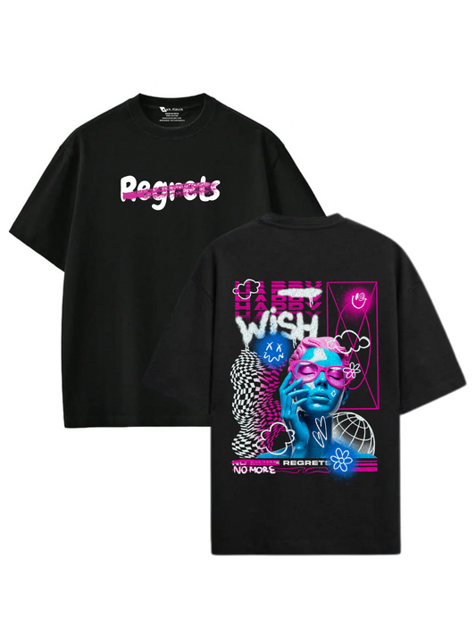NO MORE REGRETS - Premium Oversized T-Shirt