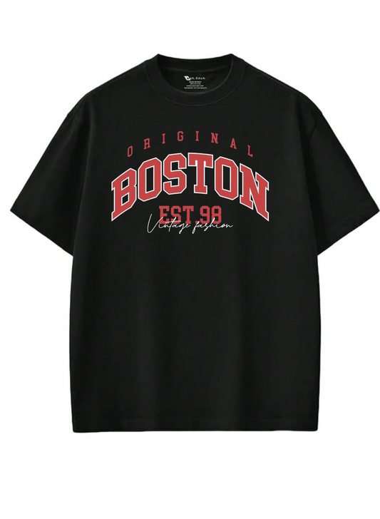 BOSTON - Premium Oversized T-Shirt