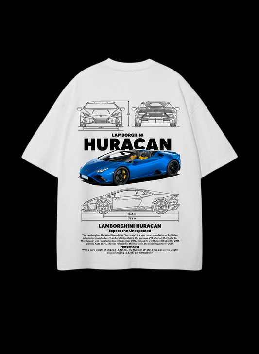 LAMBORGHINI HURACAN - Premium Oversized T-Shirt