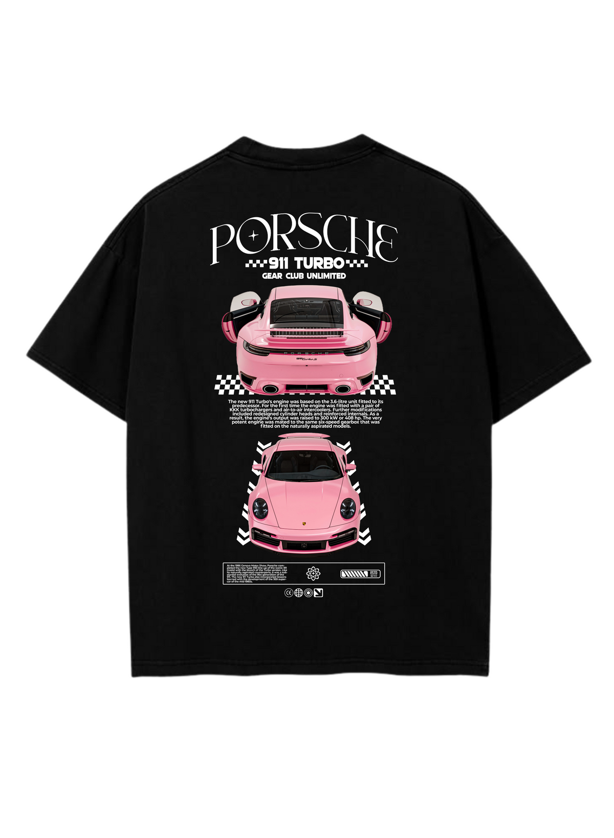 PORSCHE 911 TURBO - Premium Oversized T-Shirt