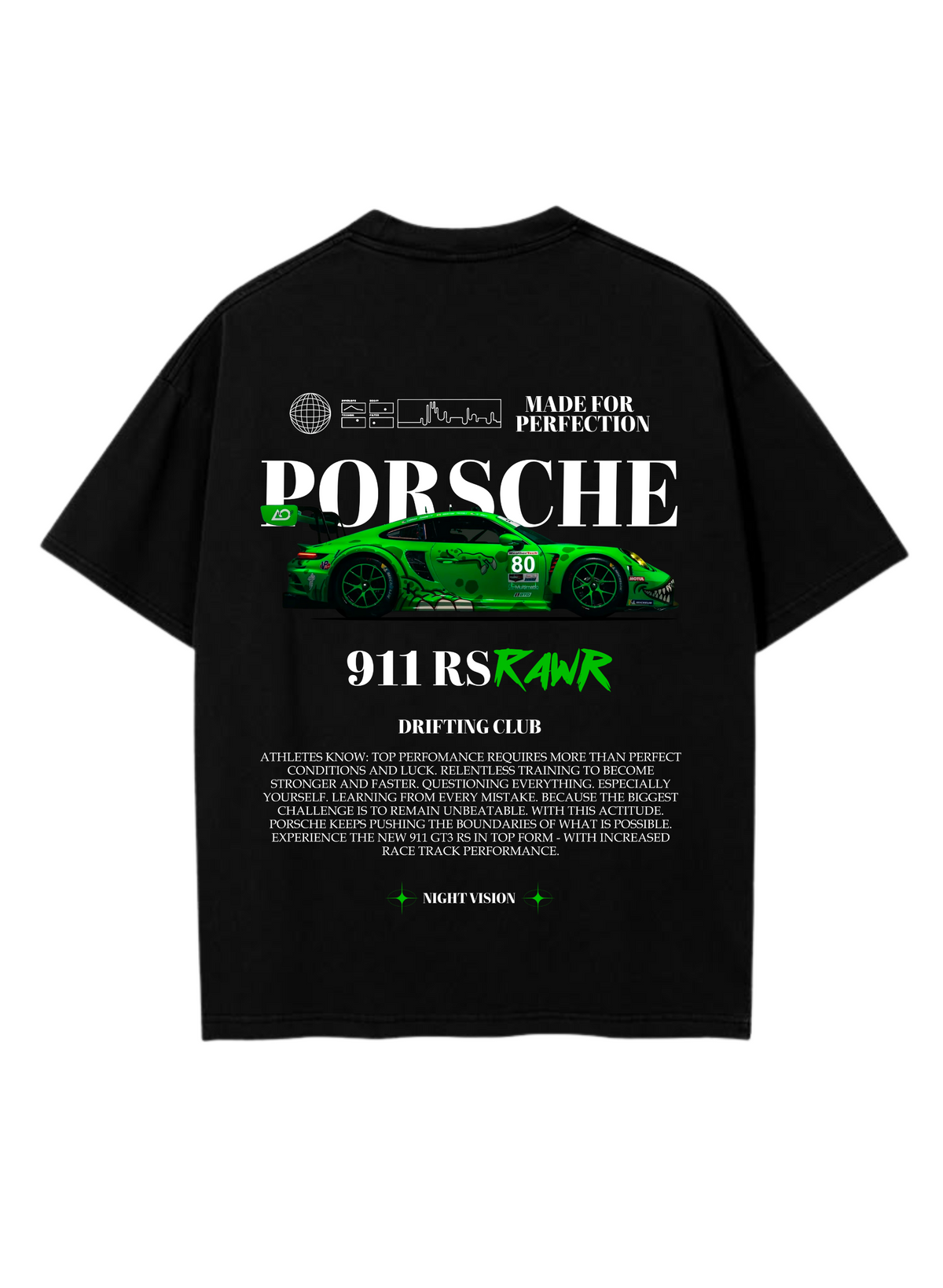 PORSCHE 911 RS - Premium Oversized T-Shirt