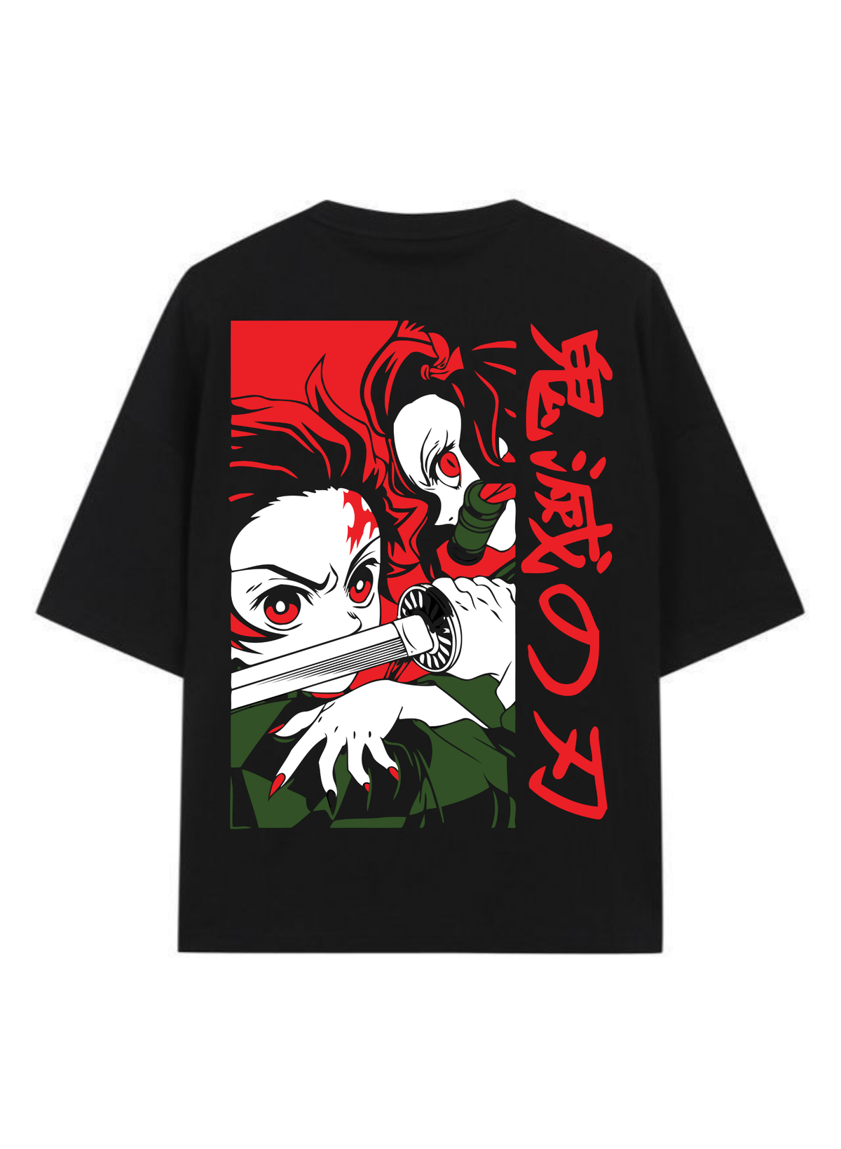Tanjiro Kamado- Demon Slayer - Premium Oversized T-Shirt