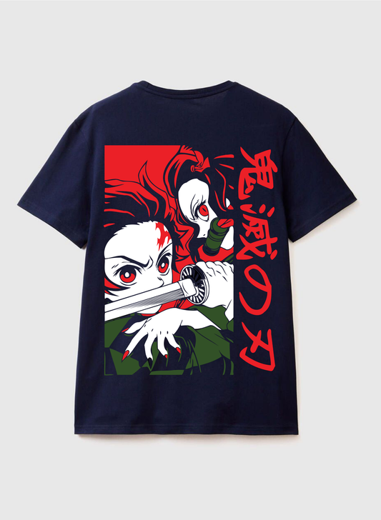 Tanjiro Kamado- Demon Slayer - Premium Oversized T-Shirt