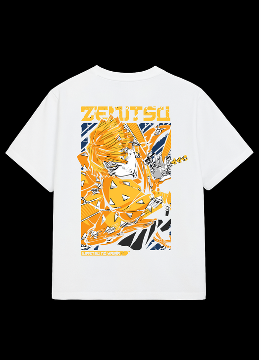 Zenitsu Agatsuma- Demon Slayer - Premium Oversized T-Shirt