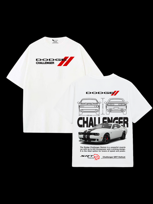 DODGE CHALLENGER - Premium Oversized T-Shirt