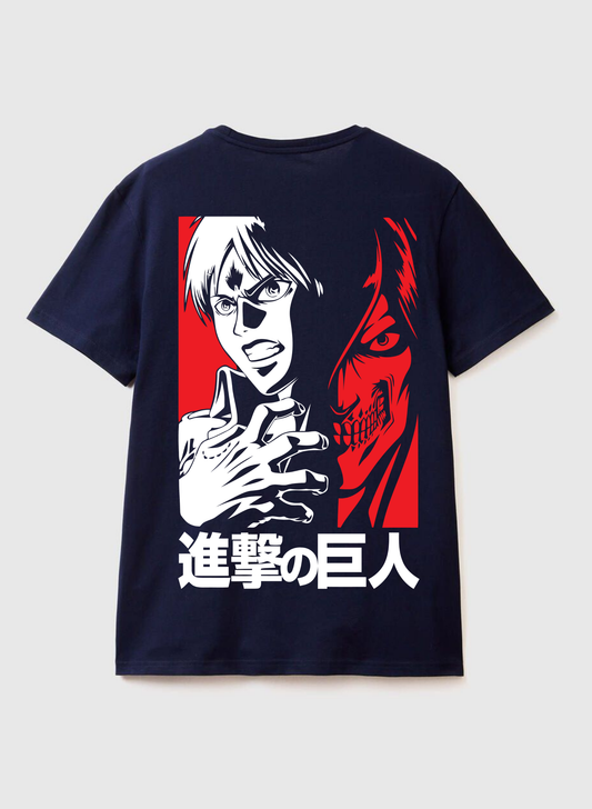 Eren Yeager-Attack on Titan - Premium Oversized T-Shirt
