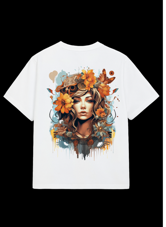 DRIPPING BLOOM - Premium Oversized T-Shirt