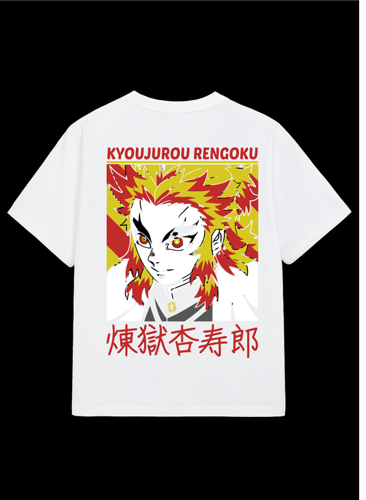 Kyojuro Rengoku- Demon Slayer - Premium Oversized T-Shirt