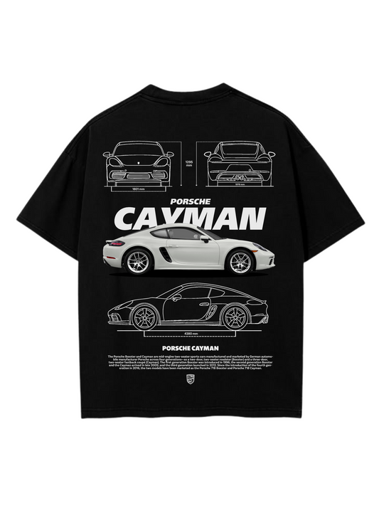 PORSCHE CAYMAN- Premium Oversized T-Shirt