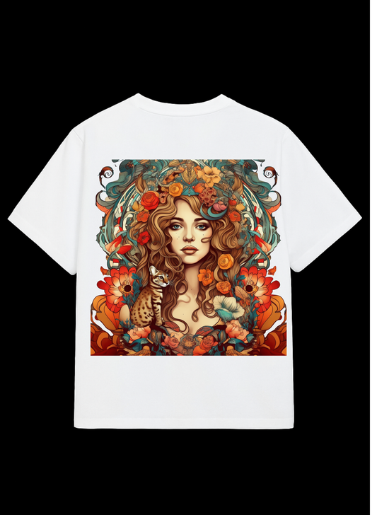 WILDFLOWER COMPANION - Premium Oversized T-Shirt