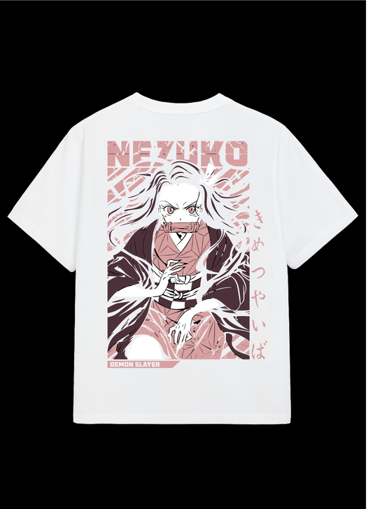 Nezuko Kamado- Demon Slayer - Premium Oversized T-Shirt